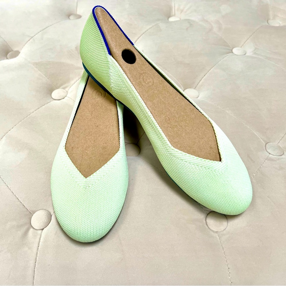 Rothy’s Flat Sour Apple Size 10 Never Worn New in Box
